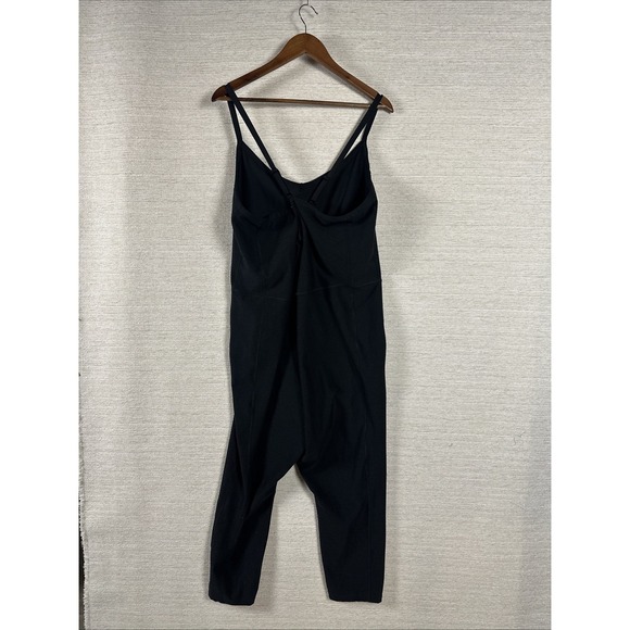 Old Navy Cloud+ Jumpsuit Size 3X Yoga Black Overall Stretch Built In Bra - Picture 3 of 13